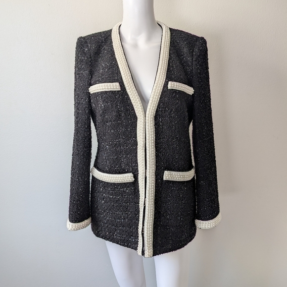 Veronica Beard 8 Kemsley Evening Jacket Blazer Black - Picture 5 of 15